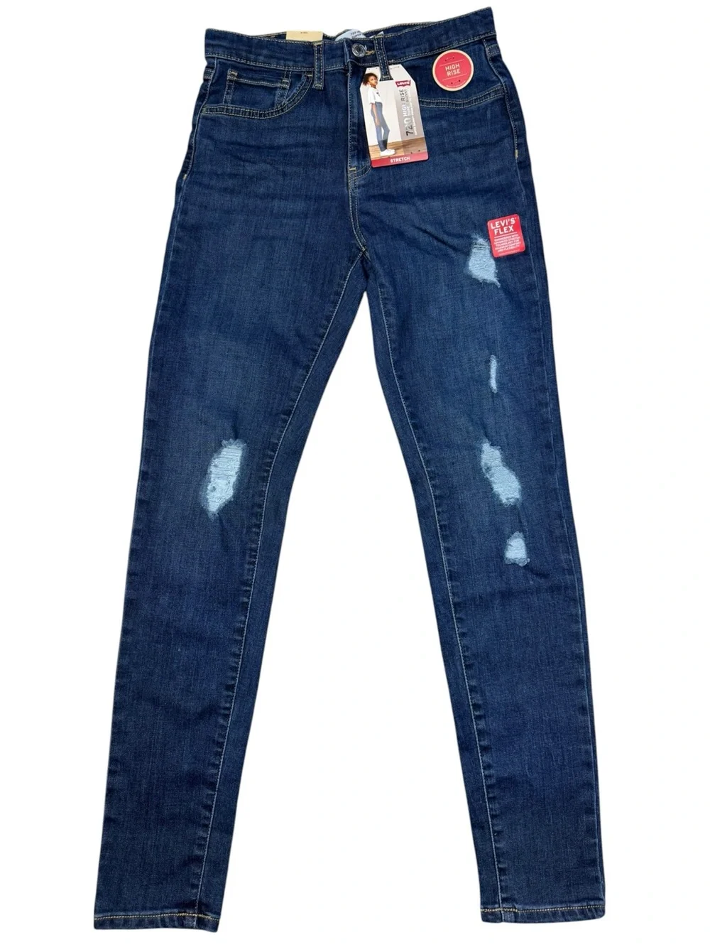 NWT New Levi's 720 High Rise Super Skinny Girls Jeans Size 16